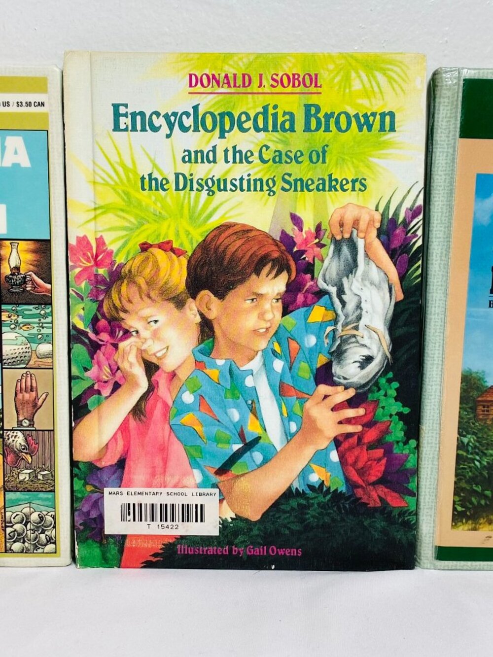 (3) Encyclopedia Brown HC (Tracks Them Down, Carries On, Disgusting Sneakers) VG